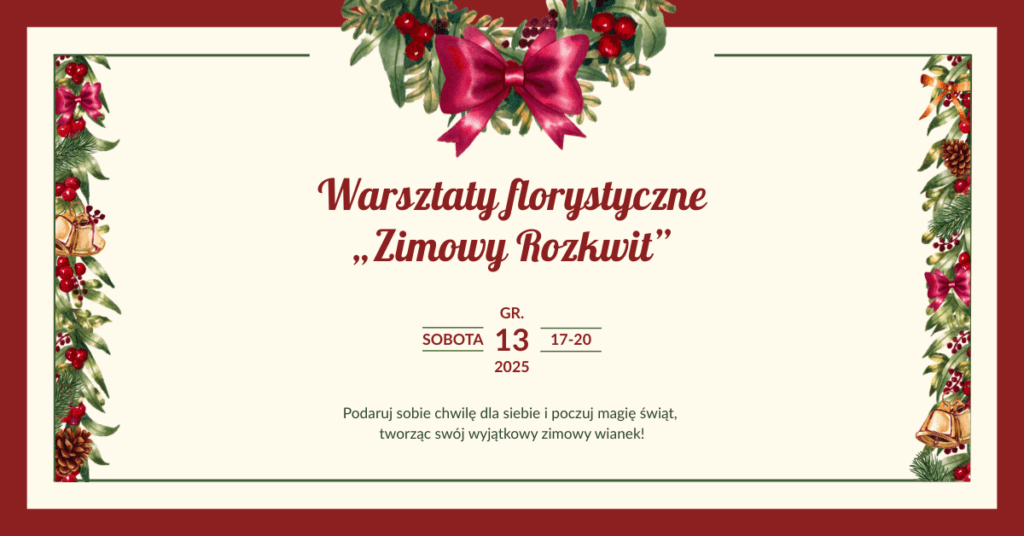 Tło wydarzenia na Facebooku ''Zimowy Rozkwit''